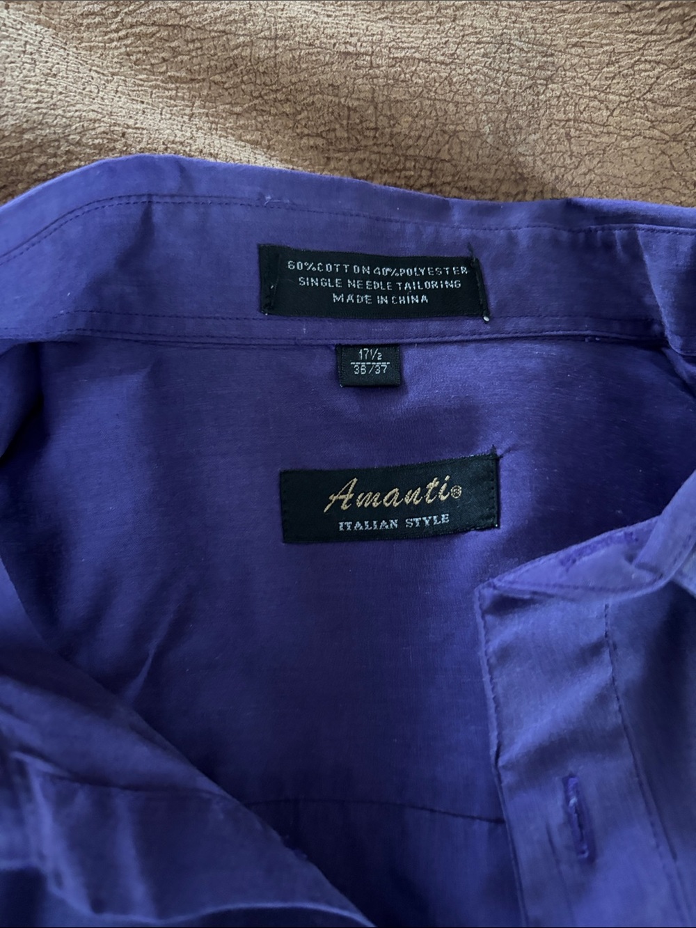 Joe Fresh Men's Deep Purple Dress Shirt
